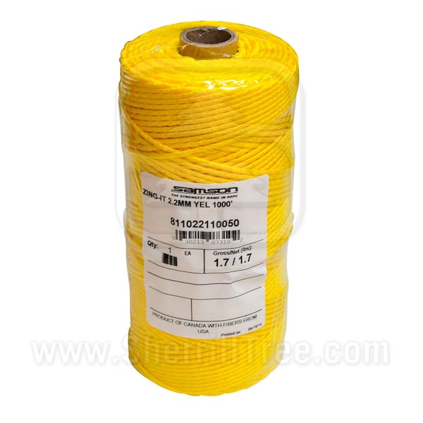 Zing It 2.2mm Yellow Throwline